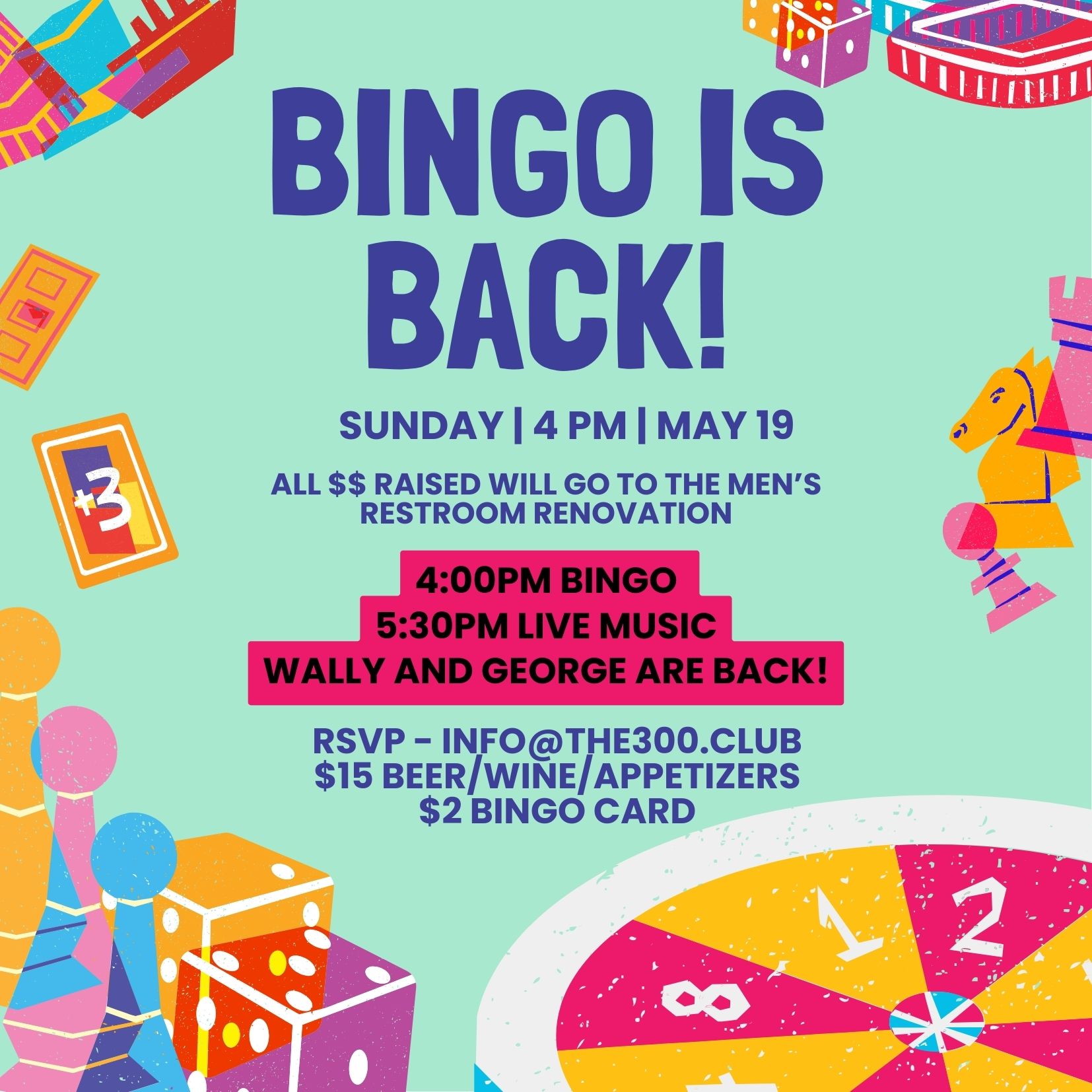 Bingo Night - 300 Club Swim and Tennis Club in Gainesville Fl